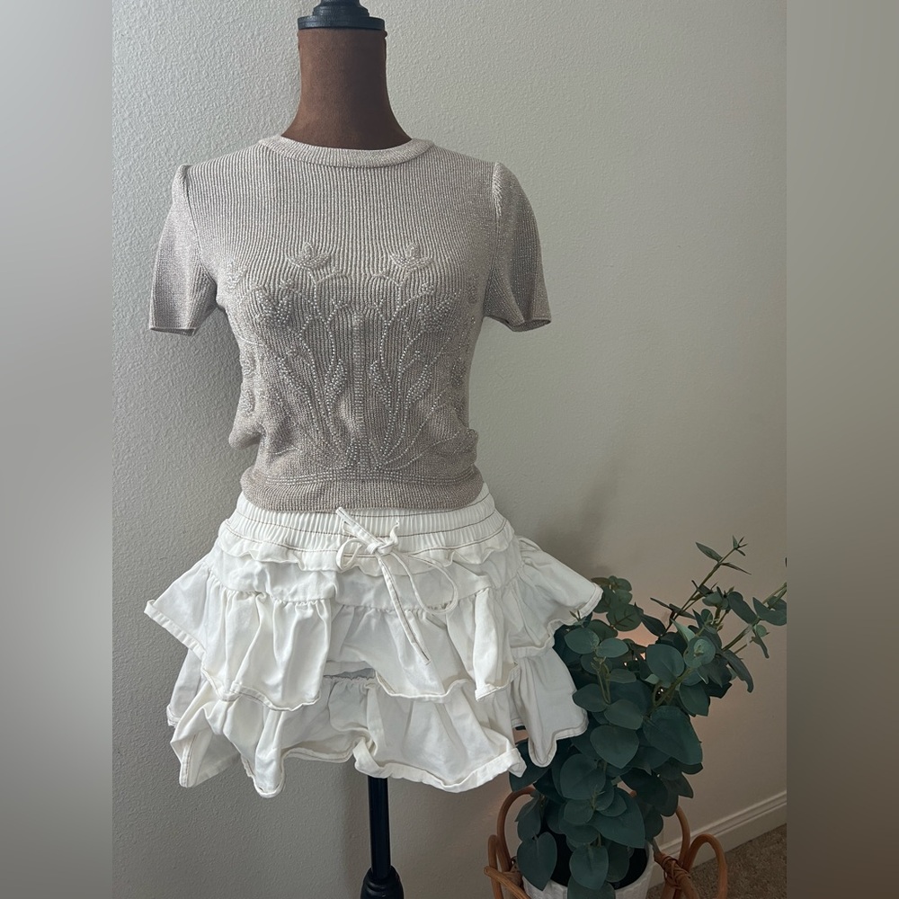 Zara beaded top